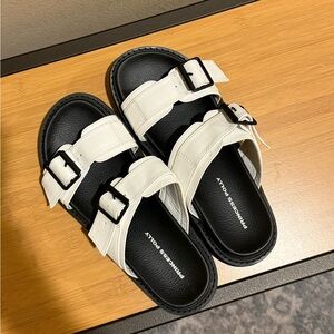 Princess Polly Ma Belle Buckle Slide Sandals